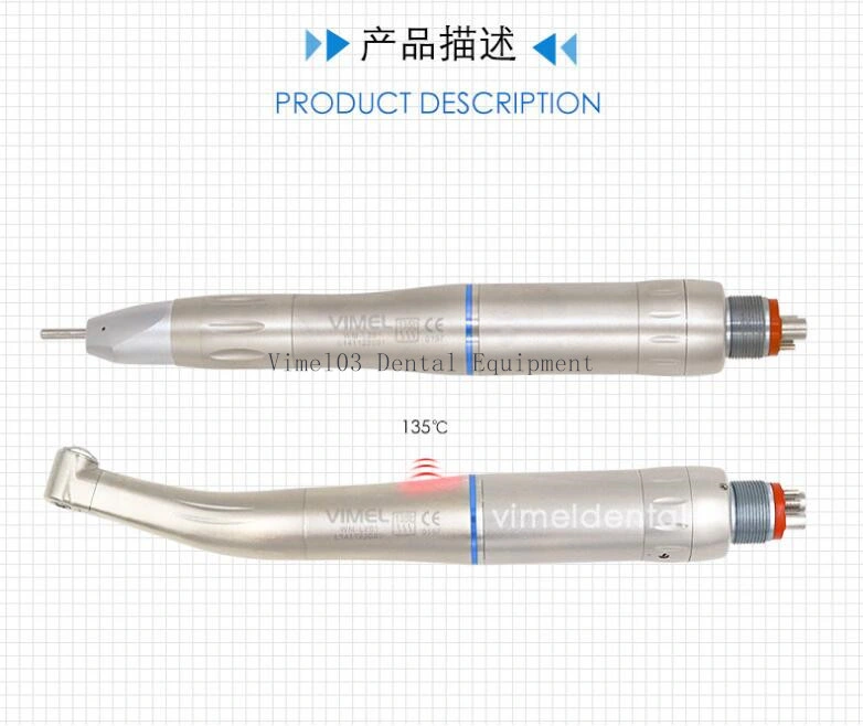 Dental Inner Channel Low Speed Portable 1: 1 Handpiece Air Turbine