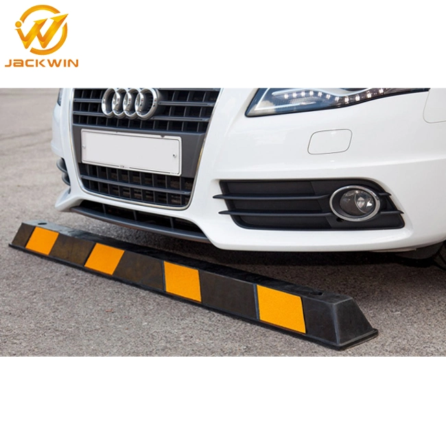 1.65m Reflective Heavy Duty Car Parking Rubber Wheel Stop