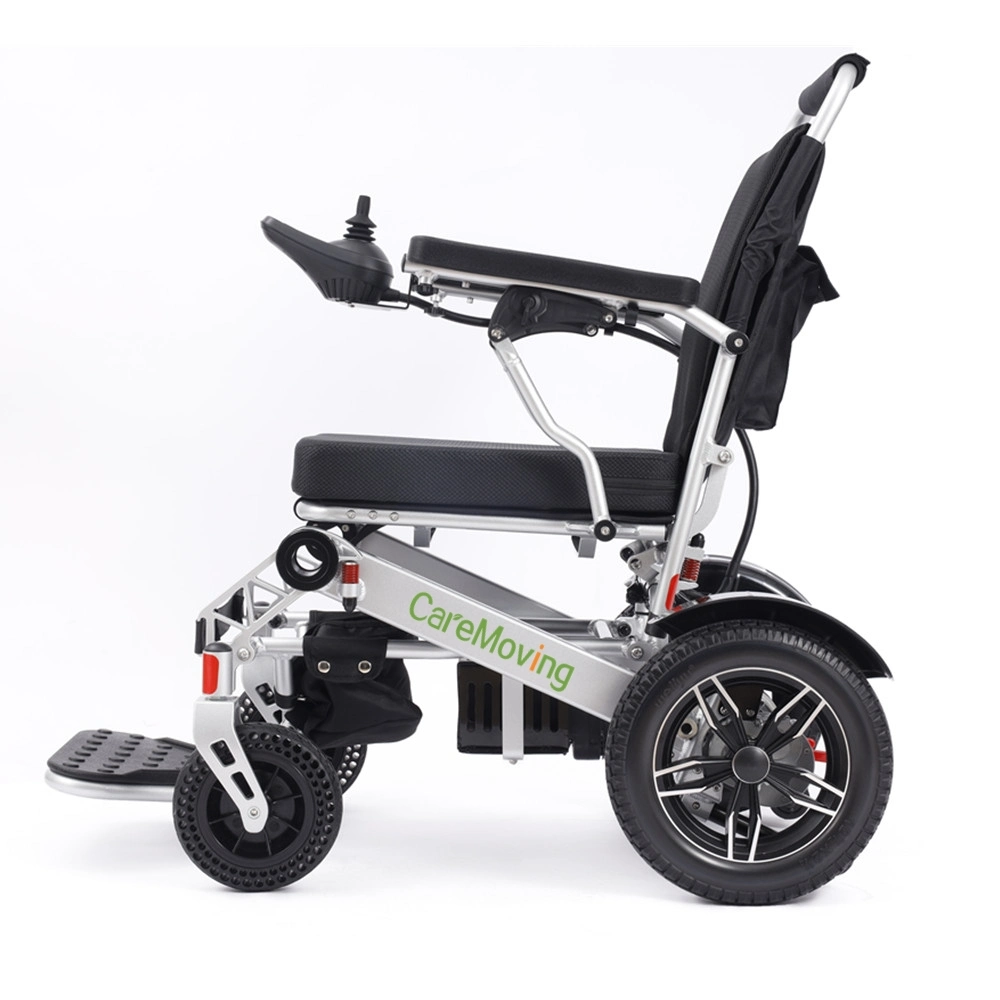 Caremoving Cm0030 Senior Handicapped Travel Lightweight Foldable Electric Wheelchair with Remote Control