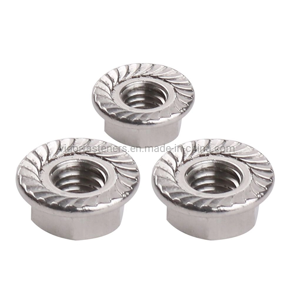 High quality/High cost performance DIN6923 Hex Flange Nuts for Motorcycle Accessories Auto Parts