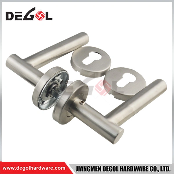 Round Shape Sliding Knob Door Handle for Furniture Shower SUS 304 Stainless Steel Door Lock