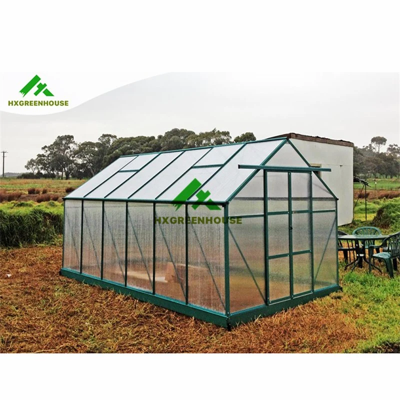 Commercial Used Polycarbonate Mini Small Aluminum Frame Green House