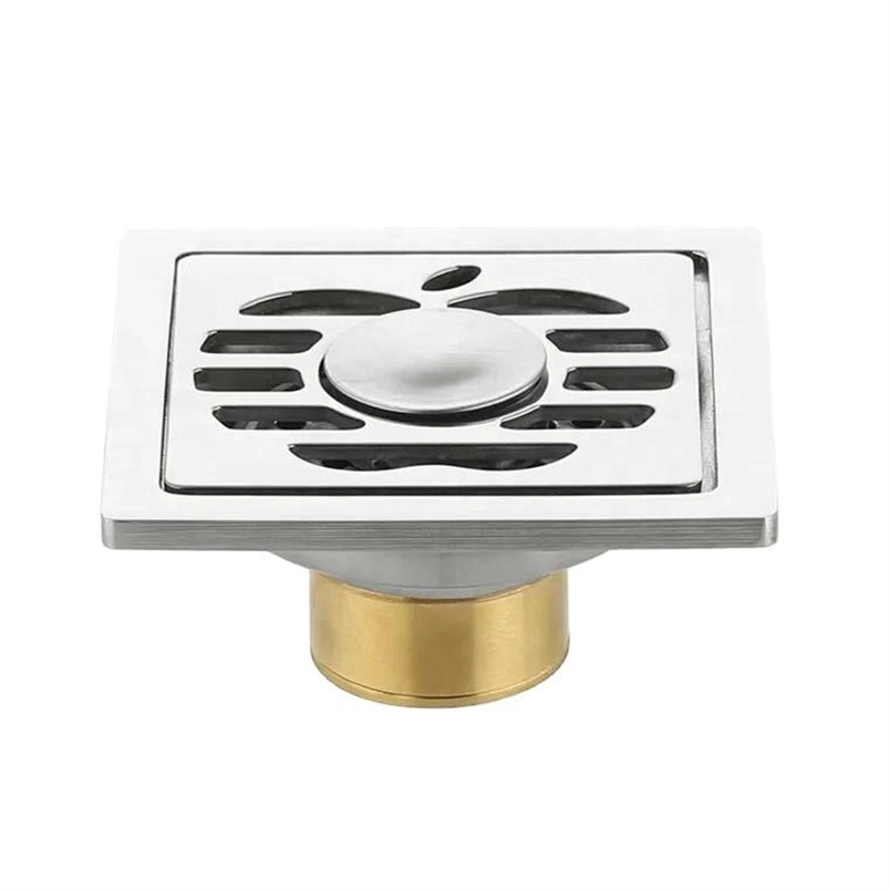 Modern Stainless Steel Bathroom Floor Drain Strainer with Deodorant Function - Durable, Waste Drain Cover, Kitchen & Bathroom Accessories