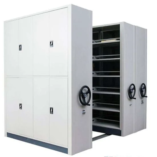 Easy Operate Metal Movable Mobile Shelving/Mobile Steel File Compactor