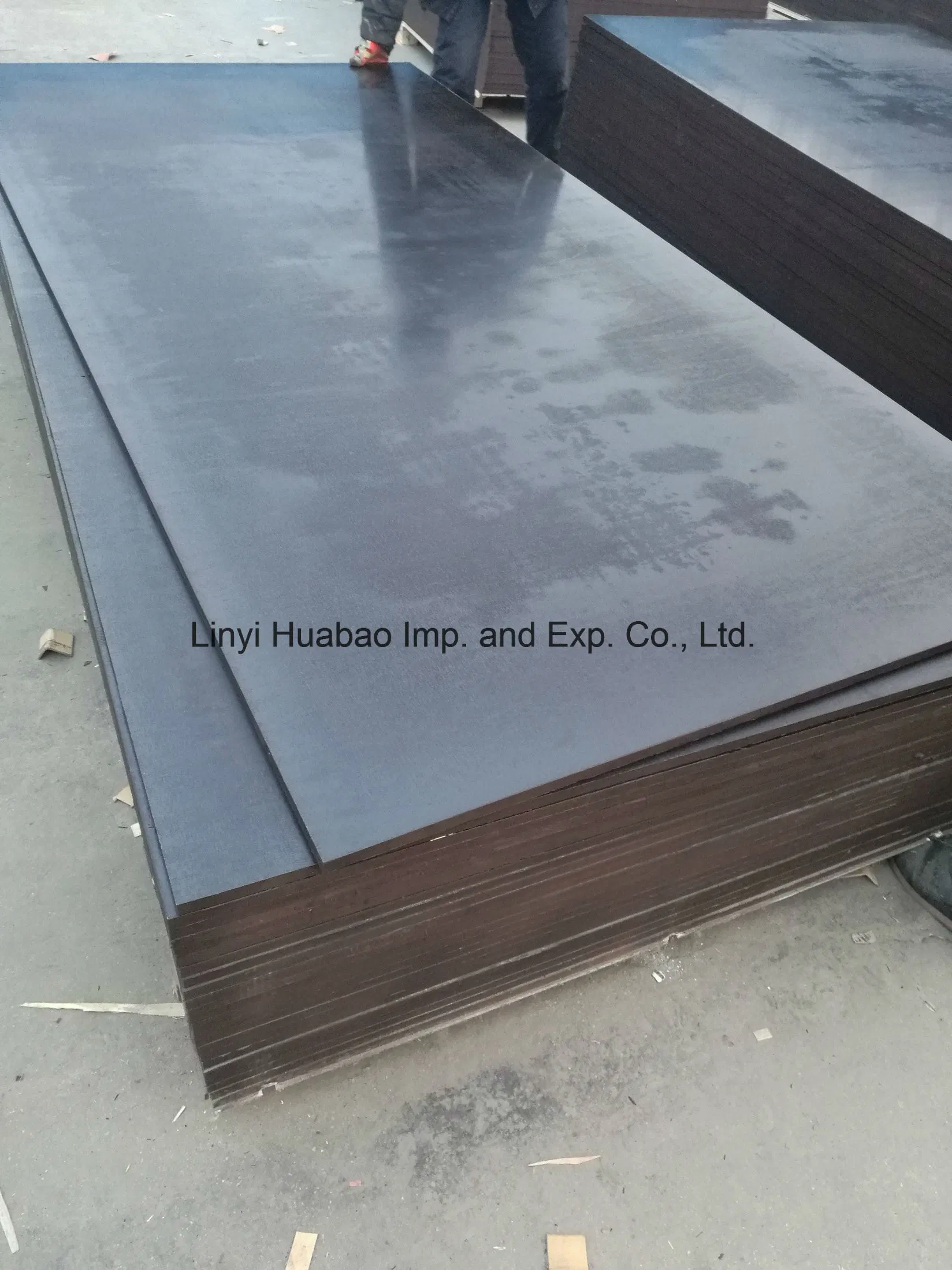 18mm WBP Waterproof Black/Brown Phenolic Plywood Film Faced/Marine Plywood