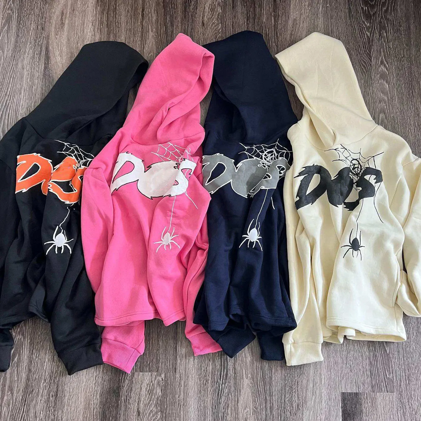 Streetwear Puff Printing Hoodies Traje personalizado para hombres 2 piezas Chándal de jogging corto con capucha Sport Top Y2K Traje de chándal para hombre Tracksuit con logotipo de impresión