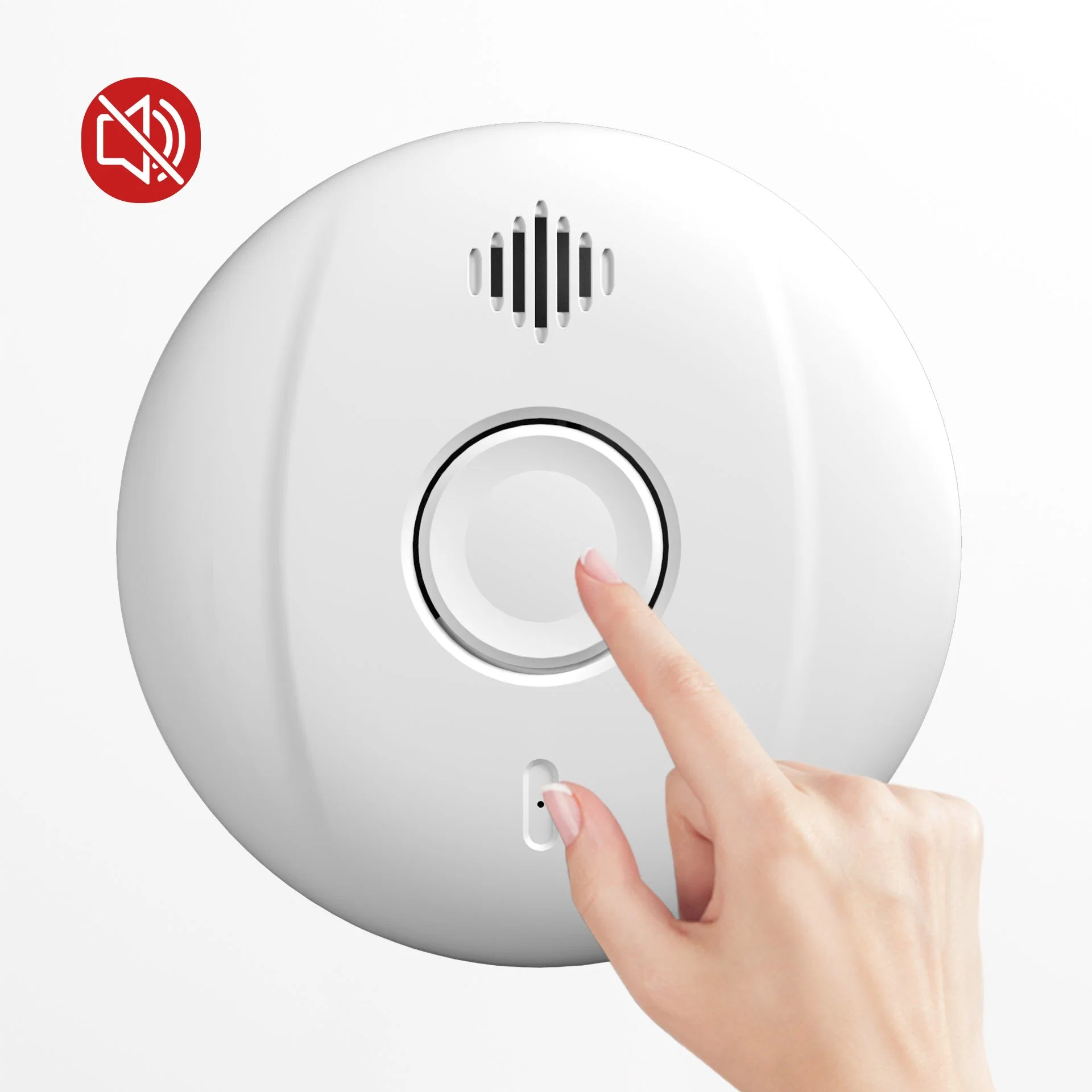 Alarme de Incêndio Fotoelétrico 10 anos Detector de Fumo de carbono EN14604 Sensor Inteligente para Wireless Home detectores de fumo com venda OEM