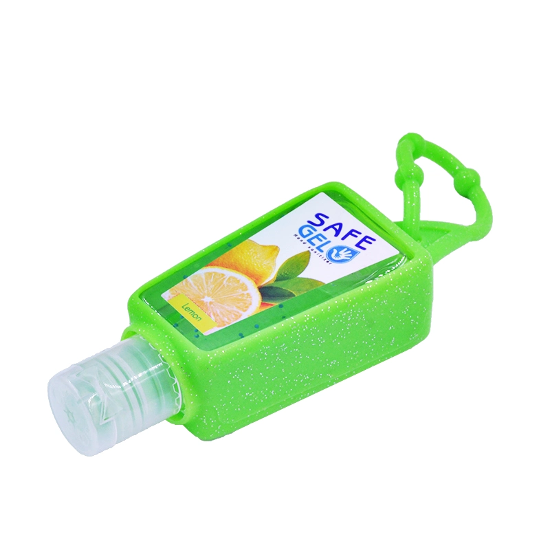 Ребенка с помощью 30мл портативный Anti-Bacterial Waterless Rinse-Free мгновенного мини-спиртовой геля с силиконом держатель