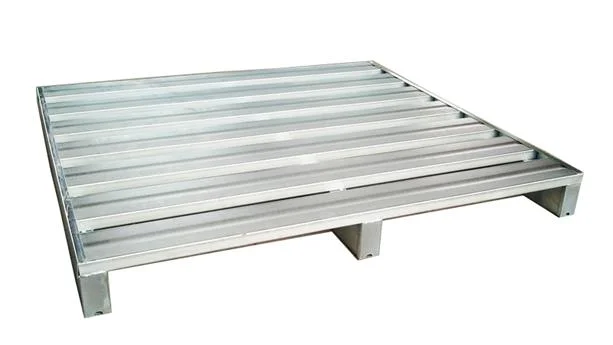 Galvanized Q235B Steel Metal Pallet for Warehouse Rack in China.