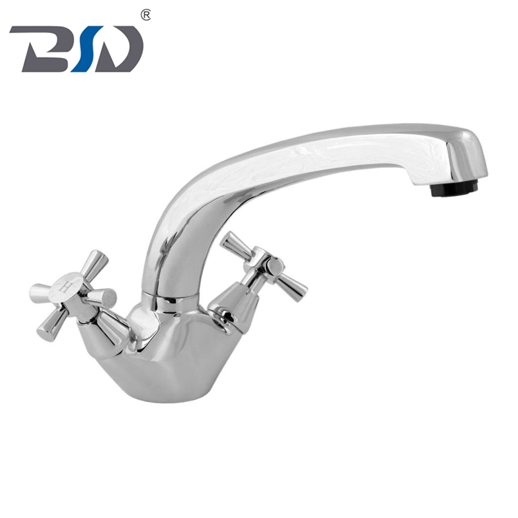 Chrome Pair Faucet Mixer Cloakroom Easy Use Basin Bath Taps