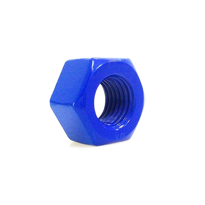 Nuts Alloy 625 Uns N06625 Inconel Bolt Stud Cw 2 A563 Gr Dh Carbon Steel Gr4 A193 B16 ASTM A194 2h Blue Heavy Hex Nut