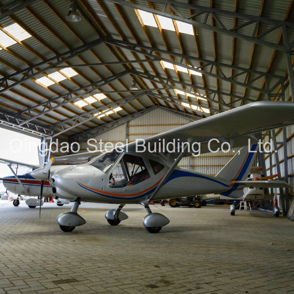 Prefabricated Steel Structure Aircraft Hangar Commercial Steel Warehouse Building Kits