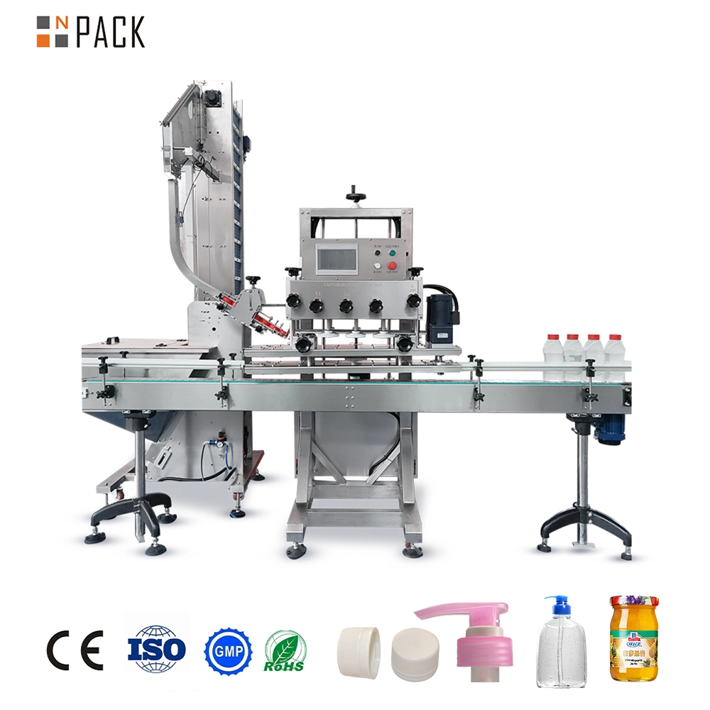 Npack Automatic Low Price Cap Sealing Machine Hand Soap Plastic Bottle Capping Machine