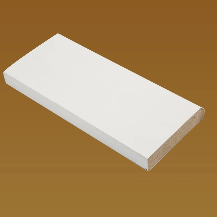 Pre-Primed Pine Wood and MDF Material Baseboard Skirting Board