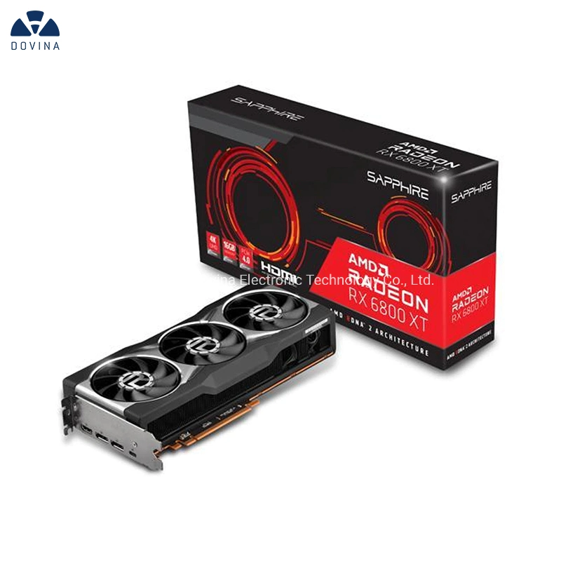 الشحن من رسم Sapphire Rx 6850 XT 16GB 32W بطاقة PC Radeon Rx 6600 XT 8 ج ب