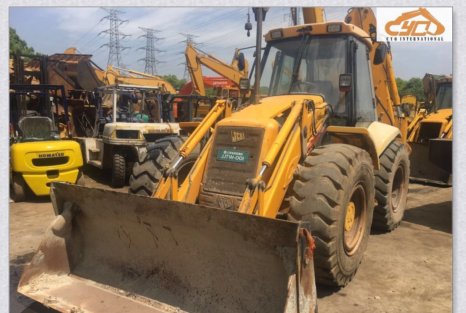 اللودر ذو المحراث الخلفي المستخدم JCB 4cx، استخدم JCB 4cx للبيع JCB 3CX، JCB 4cx Cloing Master