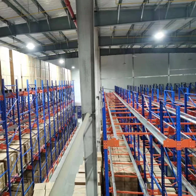 Warehouse Storage Iron Shelving Radio Shuttle Pallet Racking System