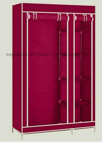 Wardrobe Closet Large Simple Wardrobewardrobe Cabinets Simple Folding Reinforcement Receive Stowed Clothes Store Content Ark (FW-25)