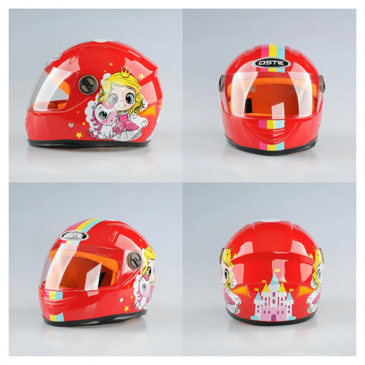 Motorcyle Full Face Helmets for Kids, Children in PP Materials