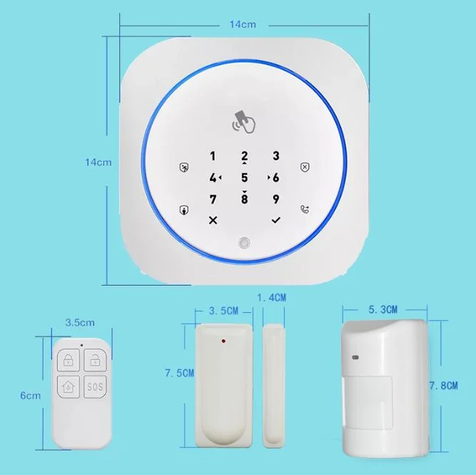 Smart Phone APP GSM & WiFi Security Alarm System for Smart Home Protection