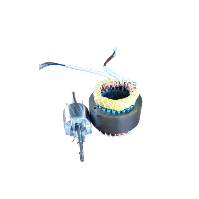 Induction Motor Parts Rotor and Stator with Wiring Winding Ready to Assemble