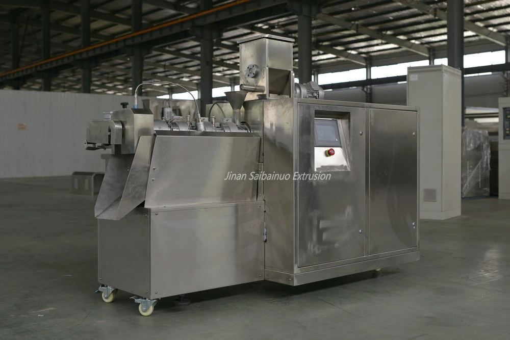 University Laboratory Research Corn Puff Snacks Soya Protein Extrusion Food Twin Screw Lab Food Extruder Machine