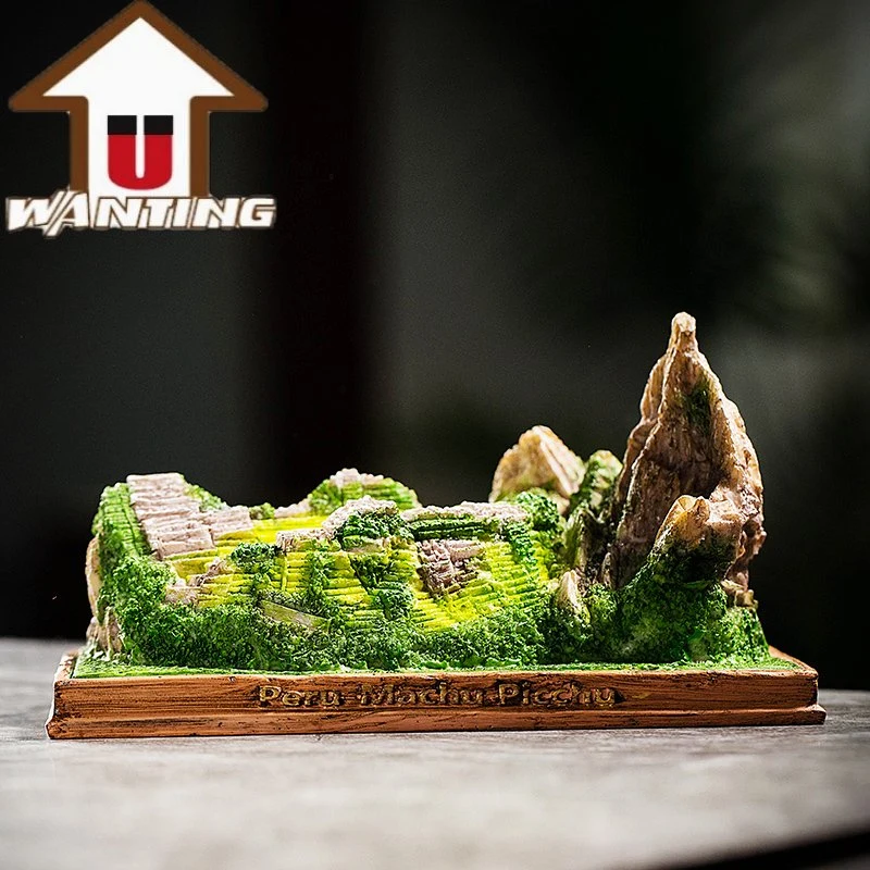 High Quality 3D Building Model Machu Picchu Home Decoration Travel Souvenir Gift