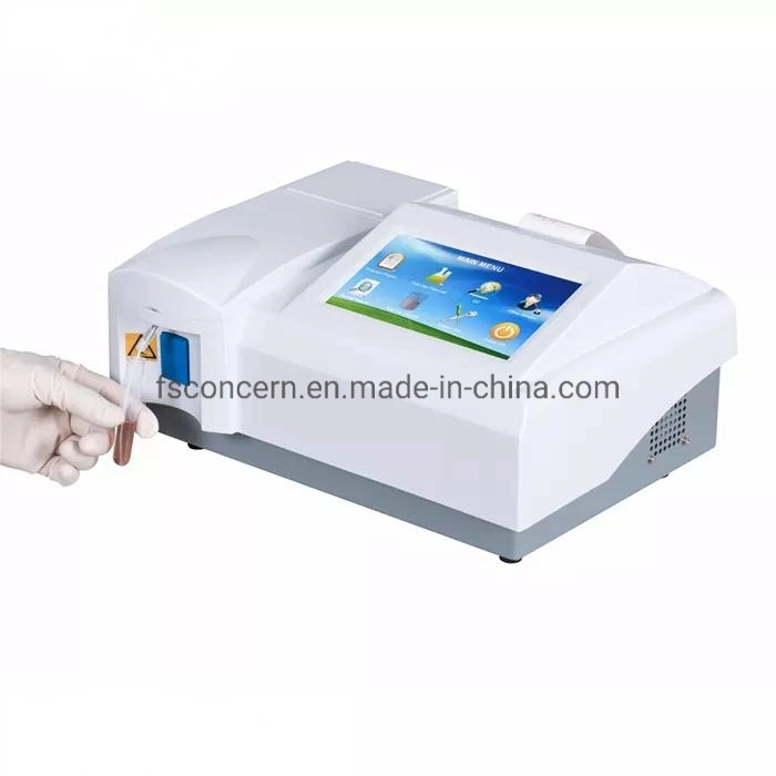 Medical 7-Inch Color LCD Touch Screen Semi-Automatic Clinical Blood Biochemical Analyzer