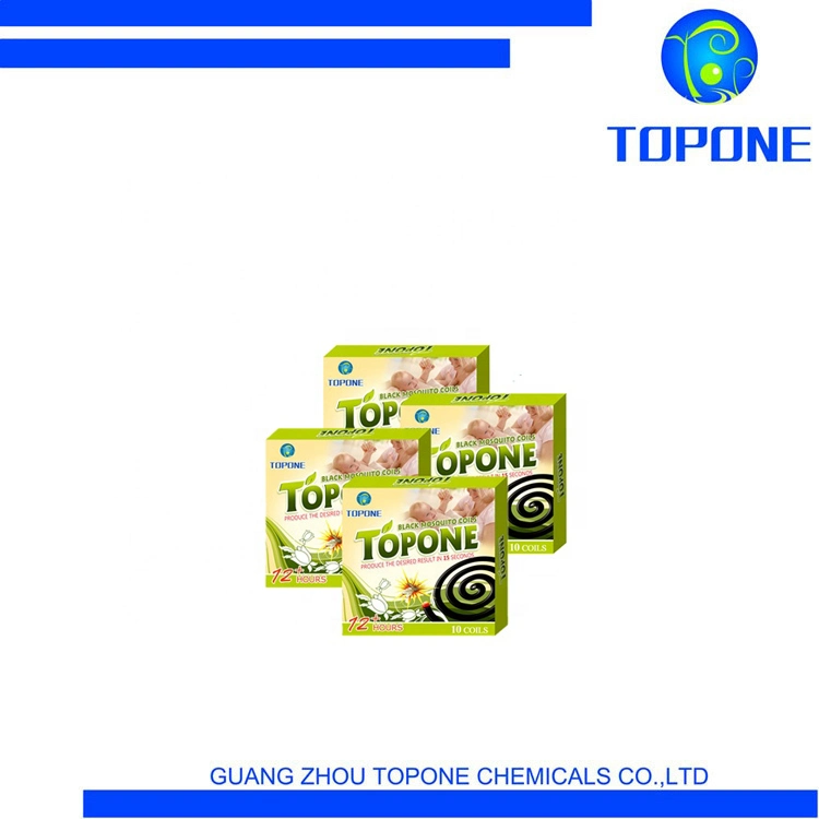 Topone Indoor Anti Mosquito China Wholesale/Supplier Incense Black Mosquito Coil with OEM