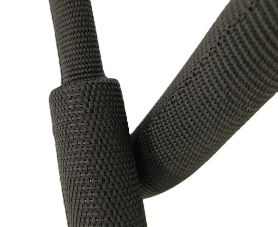 Flexsible tejido trenzado manguito de tubo termocontraíble