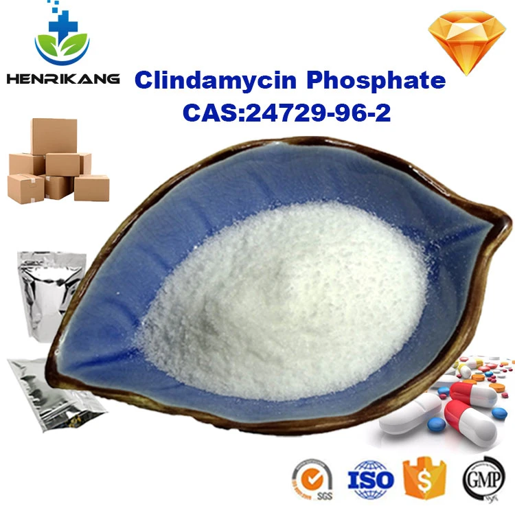 Productos químicos farmacéuticos de fosfato de clindamicina polvo CAS 24729-96-2 fosfato de clindamicina a granel de pureza