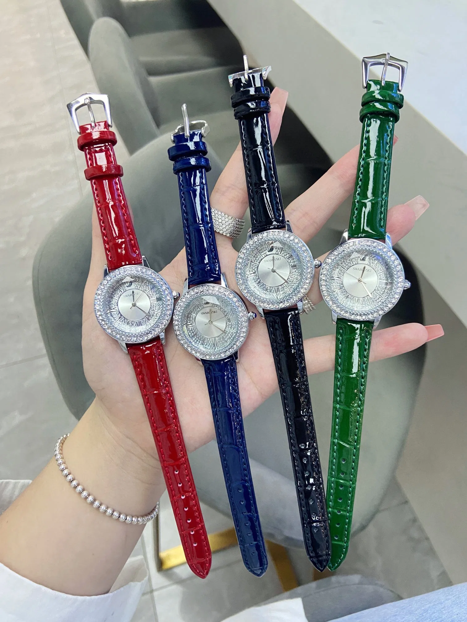 Stainless Steel Back Watch Wholesale Fashion Replica Luxury Ladies Luminous Smart Wrist Watch