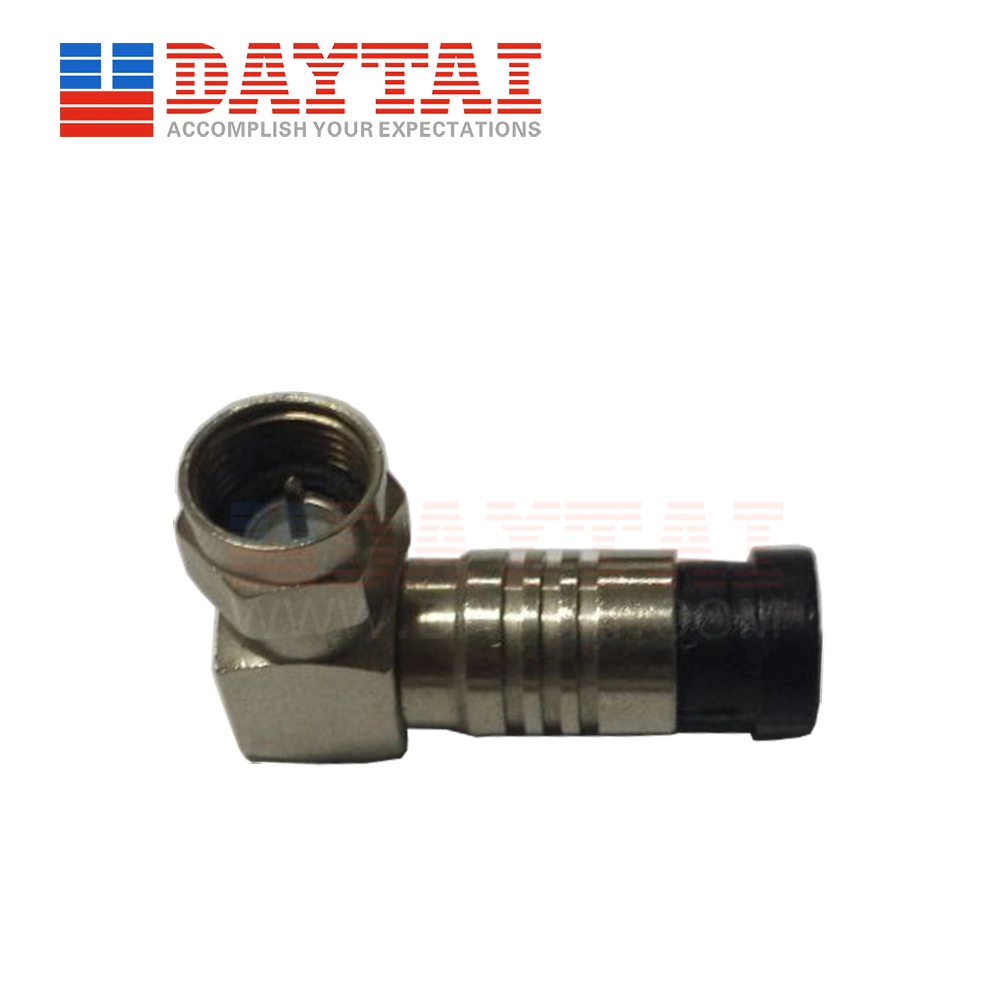 DC~1000MHz 90 Degree RG6 CATV Compression Connector