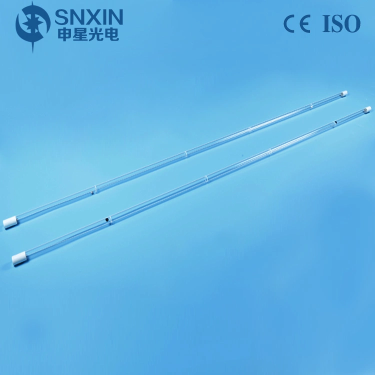 High Purity Quartz Glass Snxin Gphva1554t5l 190 وات UV Lamp Tube 4 سنون ذات نهاية مفردة مع مصابيح إضاءة تعمل بالأشعة فوق البنفسجية لمدة طويلة