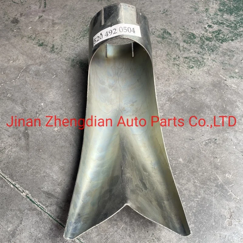 5204920504 5204920404 Muffler Tube Exhaust Pipe Silencer Tube for Beibentruck Beifangbenchi North-Benz Ng80A Ng80b Ng90 Heavy Truck Spare Parts Auto Spare Parts