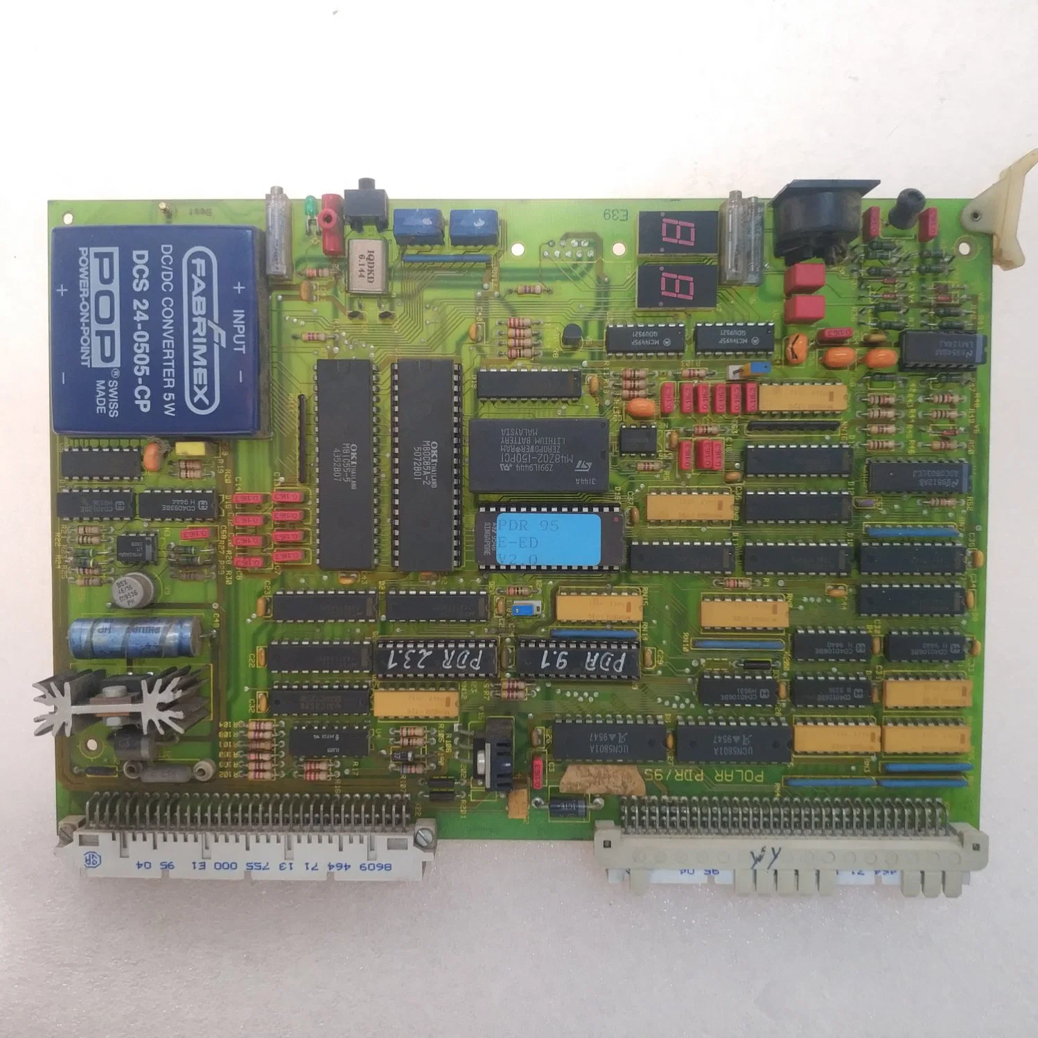 Original Pdr/95 229675 Card 030946 Cricuit Board Pdr-95 Control Card ERNI 533401 Hauptplatine für Polar PDR-Karte