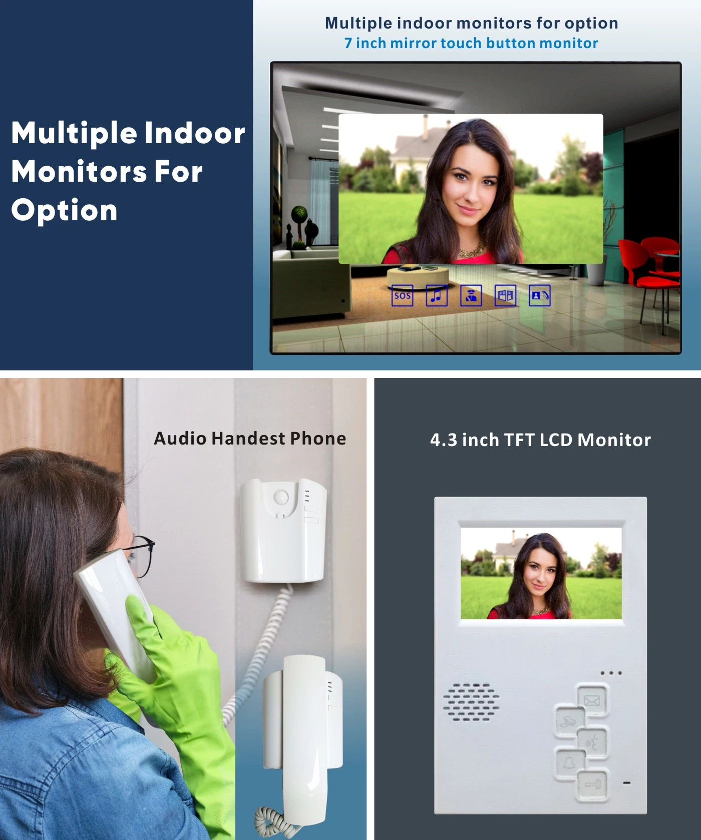 Touch Keypad Access Control, Multi Apartment Video Doorphone Intercom System