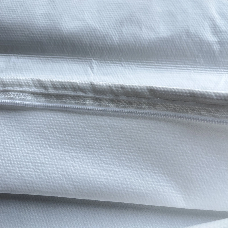 Non Woven White Disposable Pillow Cover Dust-Proof Hotel Use Disposable Pillow Cover with Zipper