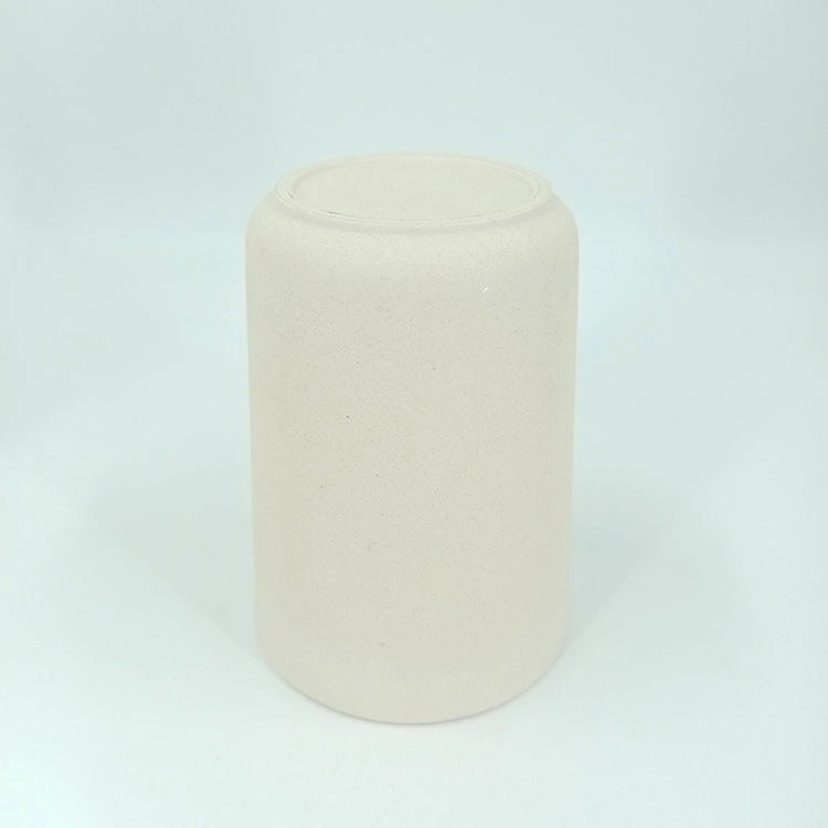 Modern Kitchenware White Bamboo Round Food Storage Canister Jar Container Tea Sugar Coffee Canister Set with Bamboo Lid