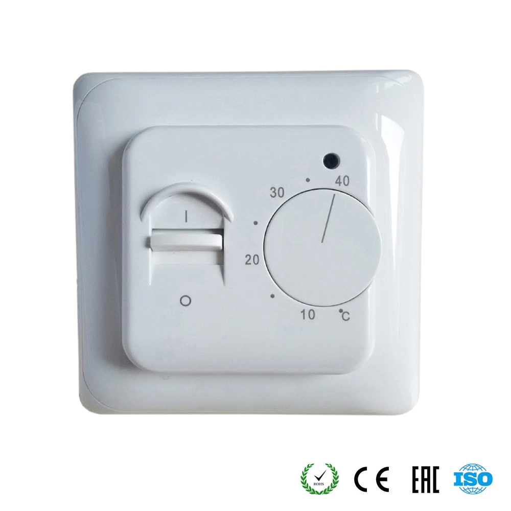 220V 16A Manual Electric Floor Heating Room Thermostat Warm Floor Temperature Controller Instrument