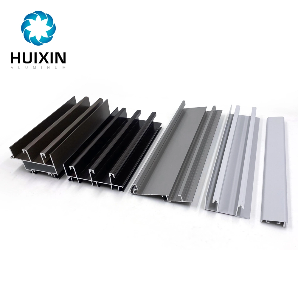 Israel Standard 6063 Aluminium Alloy Profile Anodized Black Aluminum Extrusion Profile for Window and Door