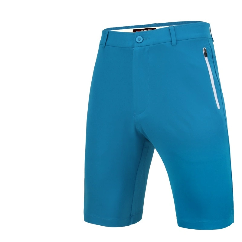 Moda hombres poliéster Spandex Golf Wear Shorts de tenis de corte ajustado Pantalones