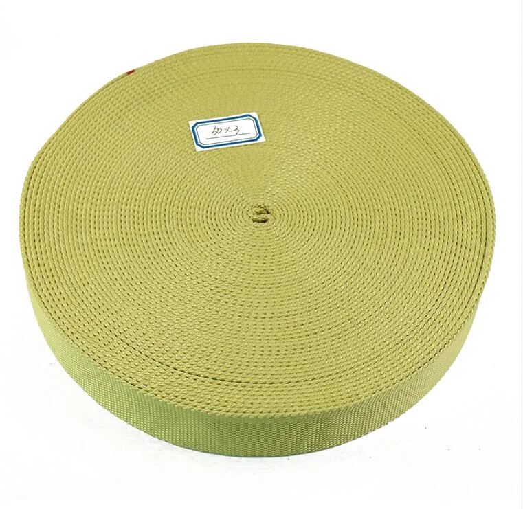 25/38/50mm Manufacturer's Direct Selling Double Layer Hollow Aramid Webbing Fire Resistant, Heat Resistant, Wear-Resistant Protective Sleeve