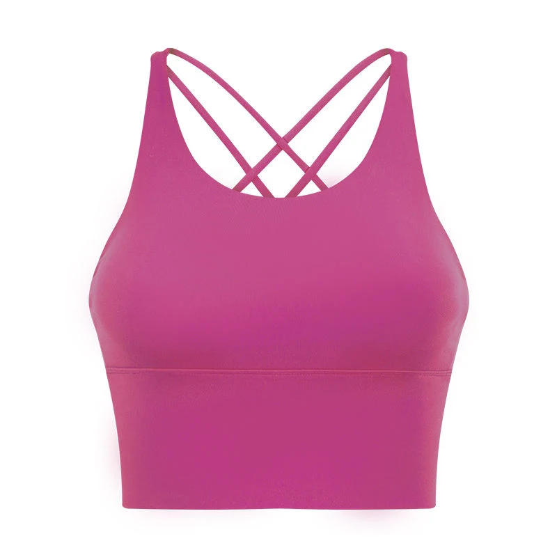 Hot Sale Mold Cup Underwear Set Women's Strap Sports Bra