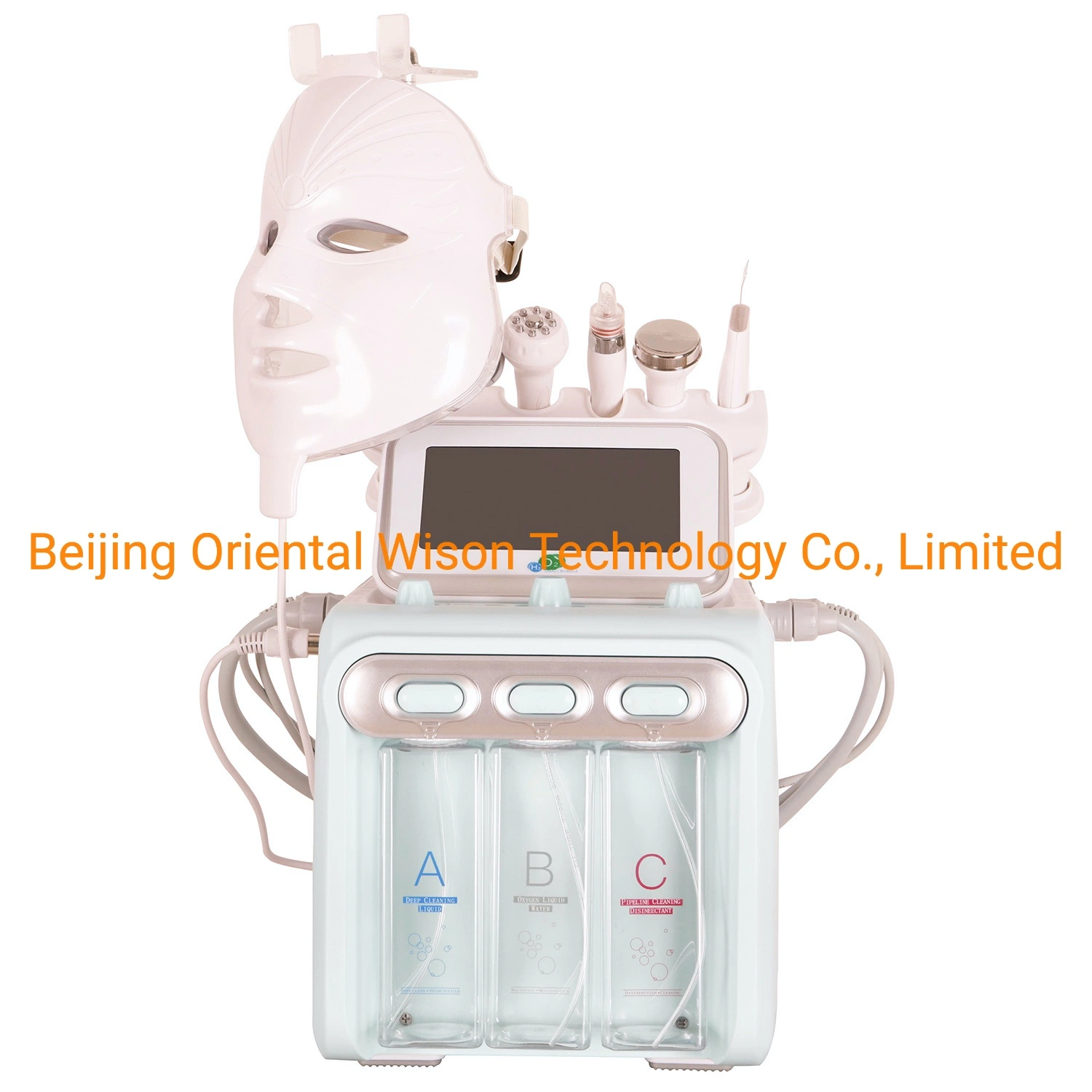 Portable Diamond Dermabrasion Facial Machine with Scrubber, Hammer 9 in 1 Beauty Machine