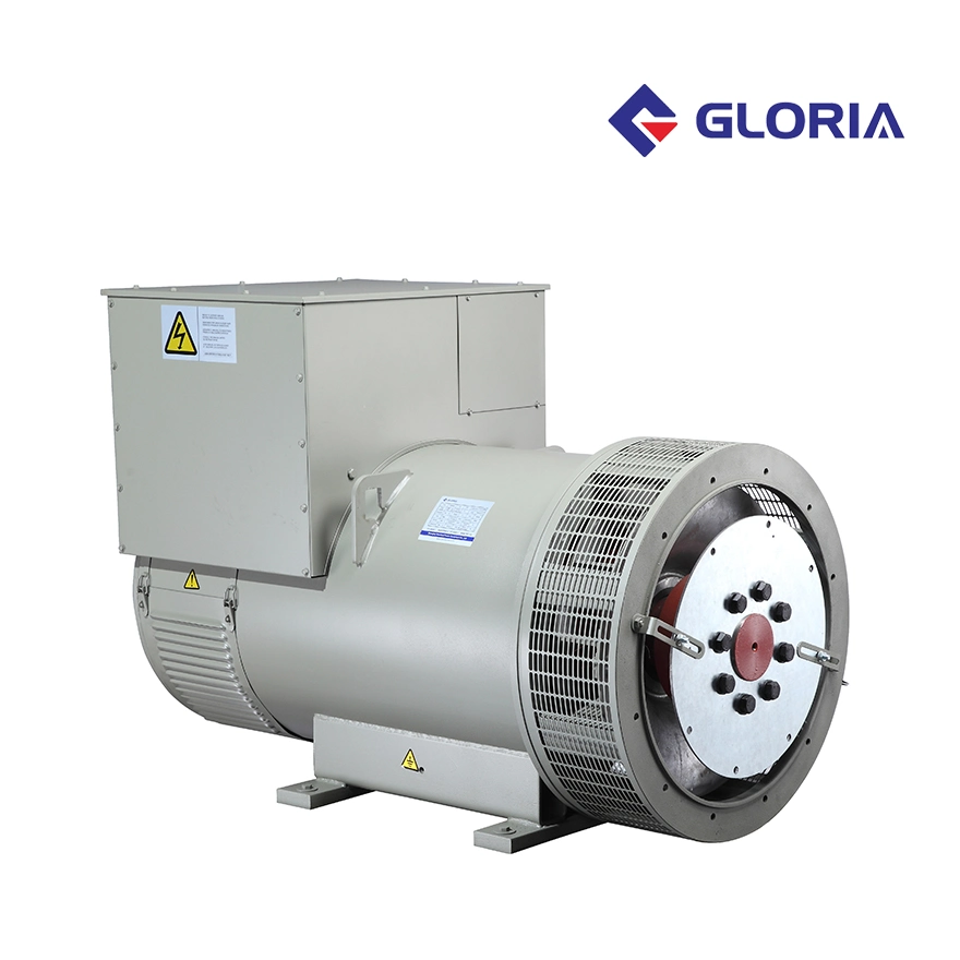 Gloria Gr355c 525kVA 420kw 1800rpm 60Hz 415V trifásico duplo Isolamento do rolamento IP22 gerador elétrico sem escovas de média velocidade e alta tensão Alternador