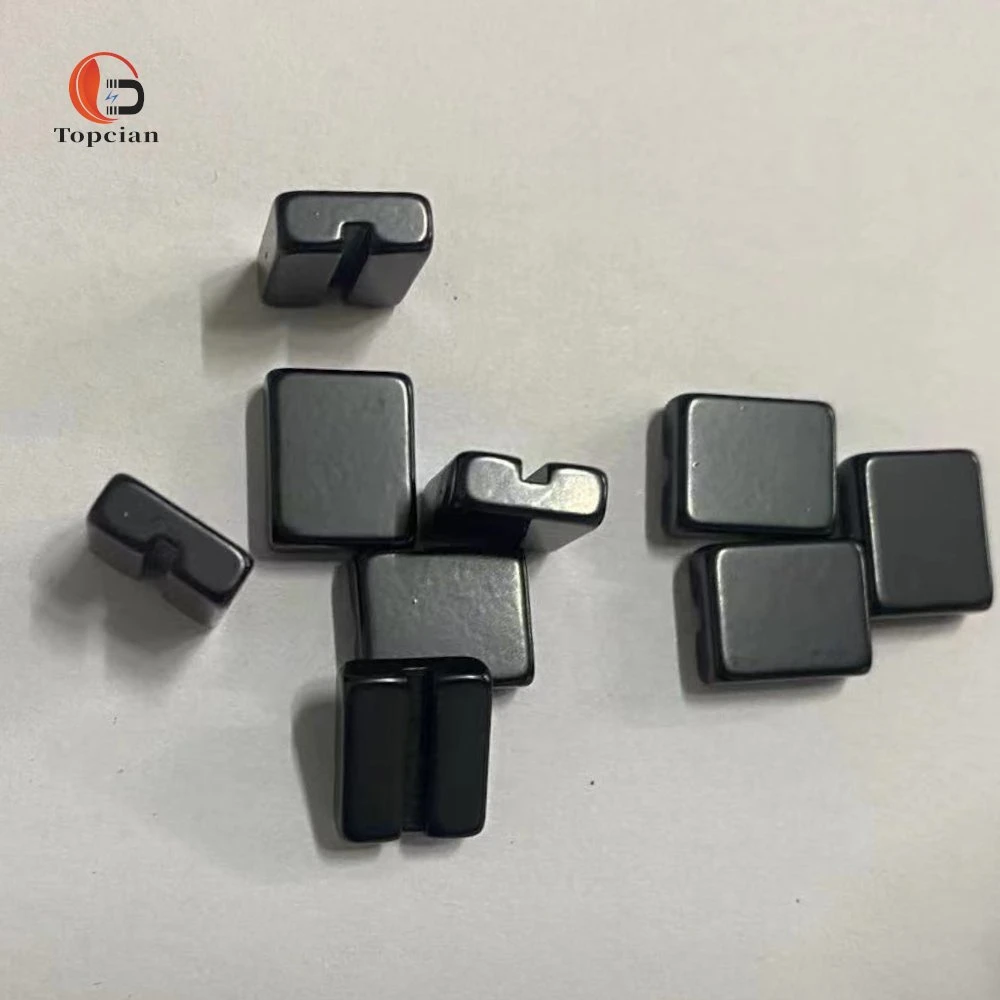 Customized Black Epoxy Resin NdFeB Barrel-Plated Epoxy Magnetic Steel Magnetic Material