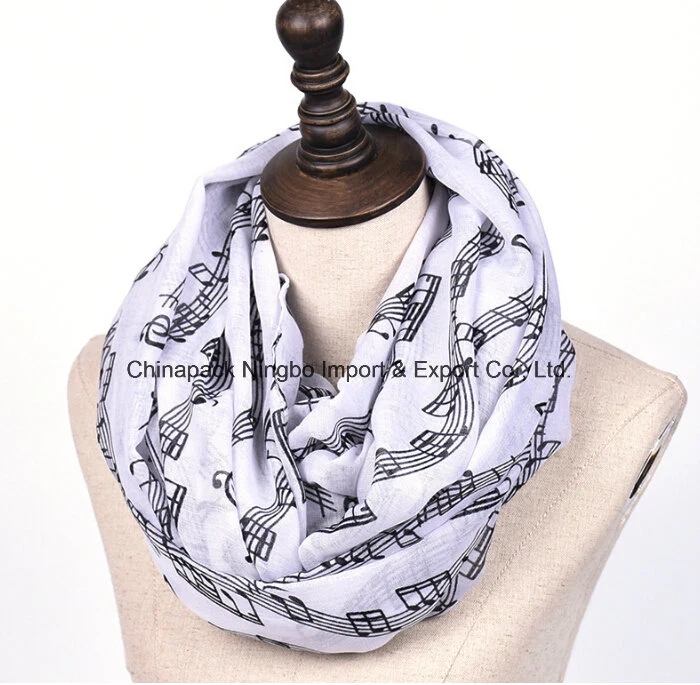 Women Fashion Music Summer Cool Yarn Scarf