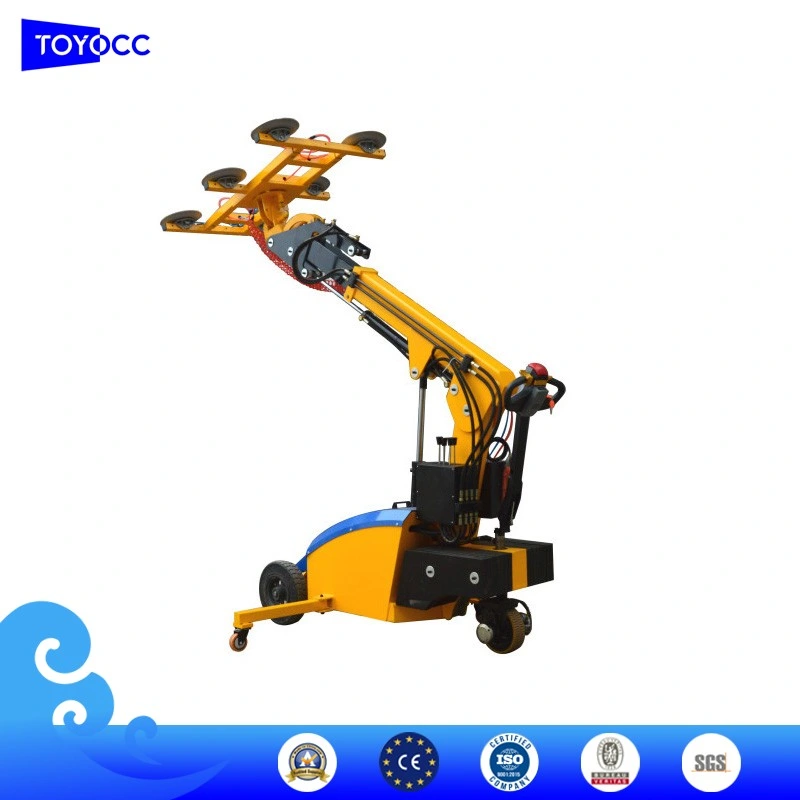 Intelligent Electric Lifting Machine Glass Vacuum Lifter Glass Robot Trolley Glazing Car for Installation