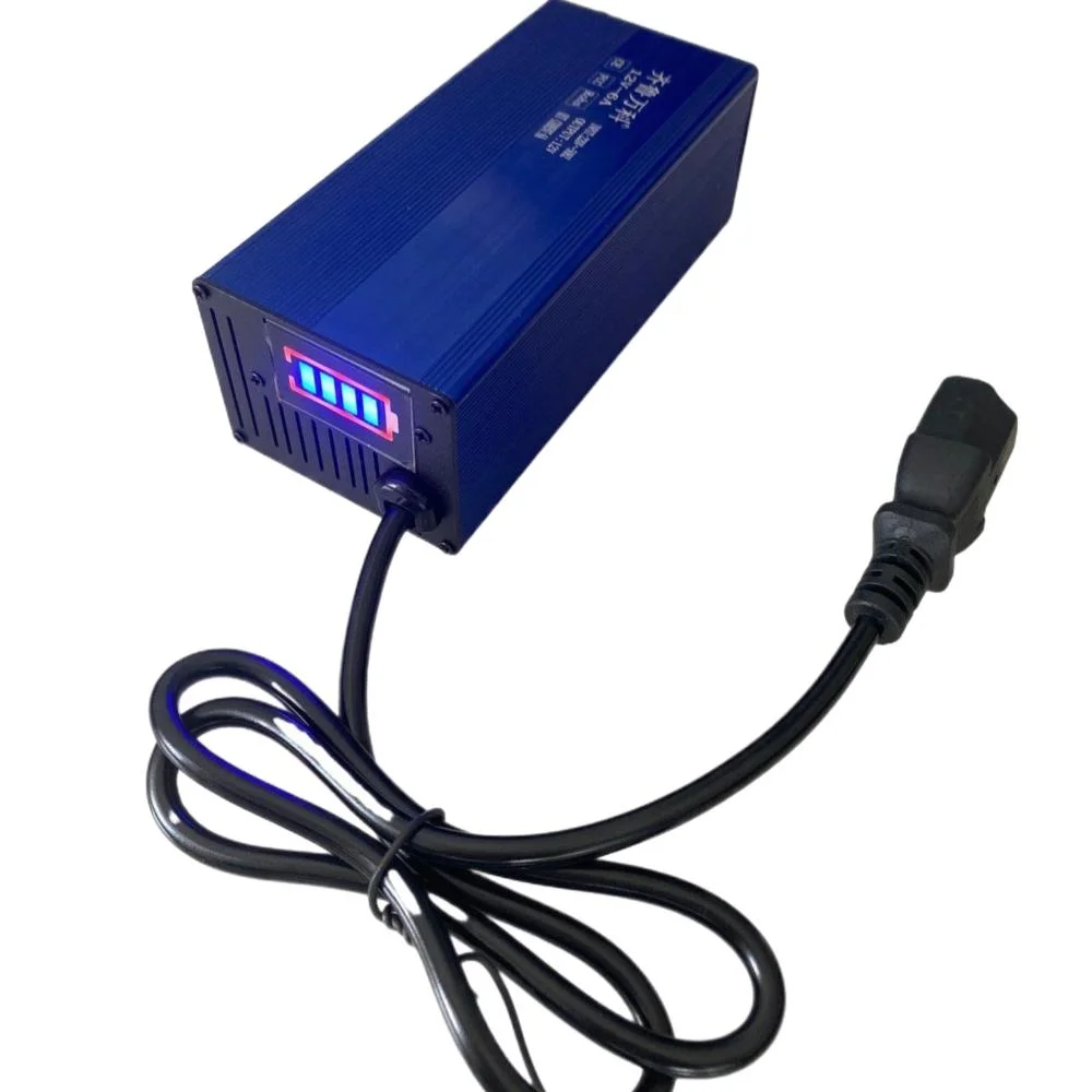 Factory Price 60V 12A Lithium Ion LiFePO4 Battery Charger for E-Forklift Golf Cart Energy Storage